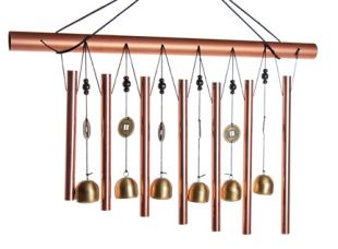 Horizontal 7-rods 6 bell chime
