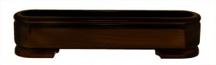 Ebony incense burner 10＂