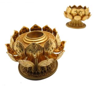 Lotus shape Prayer Wheel stand