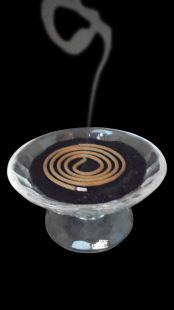 Crystal Coil incense burne