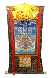 Assorted gacchami thanka with brocade 〝Drikung Kagyu〝